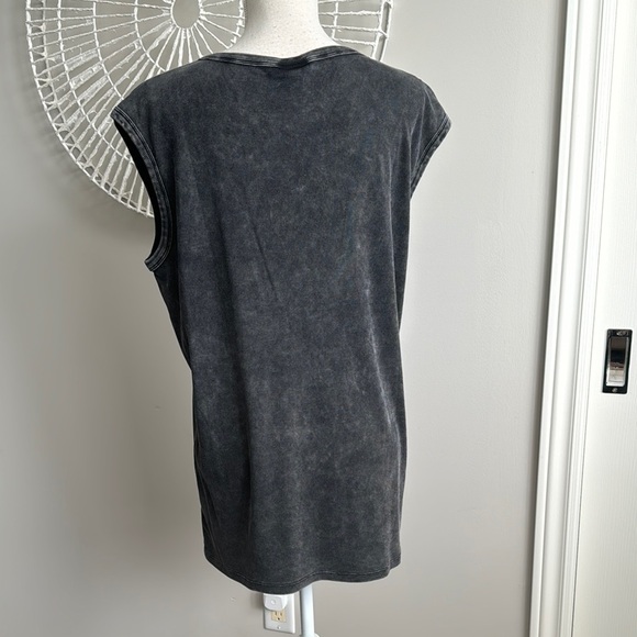 Torrid Black Cotton Modal Rib High Neck Muscle Tank Top - Picture 3 of 12